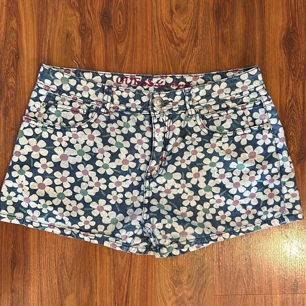 Guess daisy lightweight jean short vintage girls 16